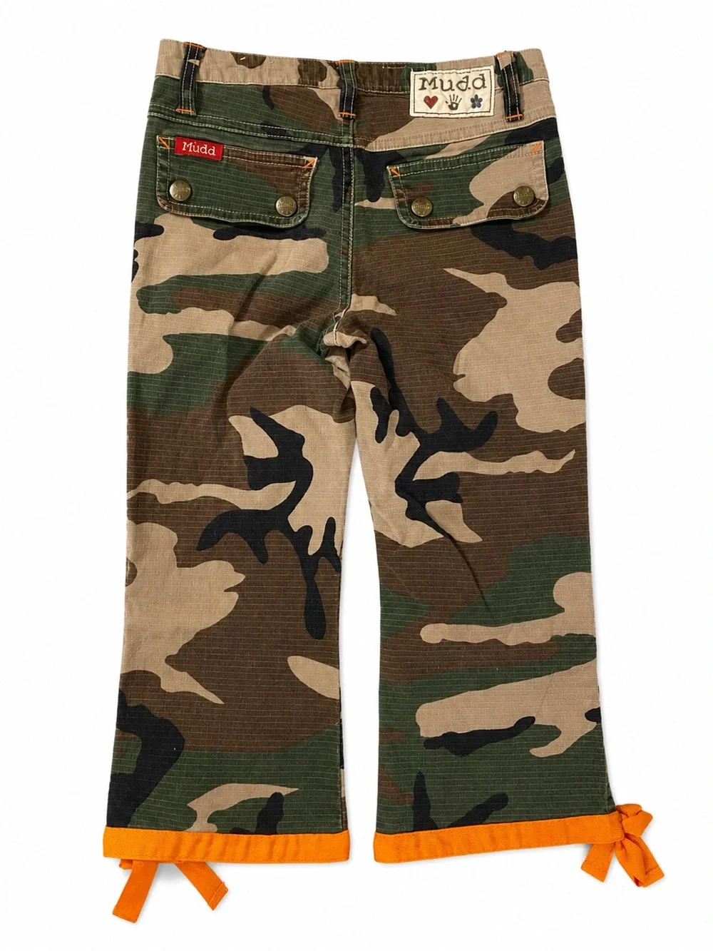 Mudd Y2K Little Girls Camo Capris, Size 7